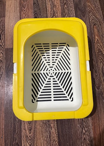 Sarı Kedi Tuvalet Kabı - Görsel 2