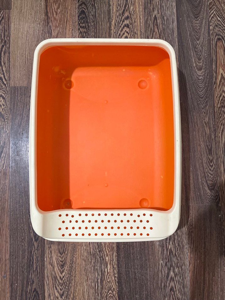 Kedi Tuvalet Kabı - Kırmızı - Görsel 2