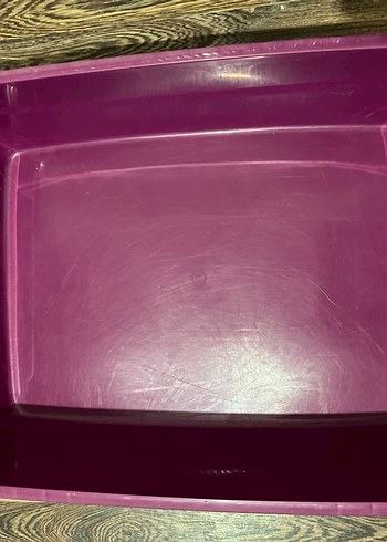 Koyu Pembe Kedi Tuvalet Kabı - Görsel 2