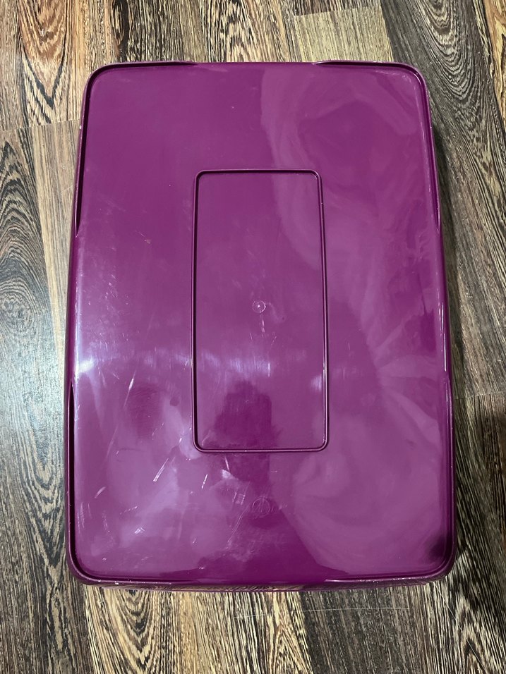 Koyu Pembe Kedi Tuvalet Kabı - Görsel 3