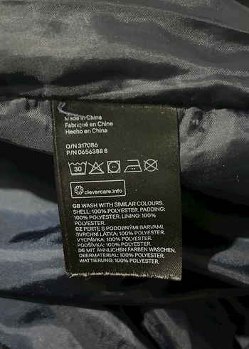 H&M mont lacivert bordo rengi - Görsel 6