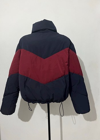 H&M mont lacivert bordo rengi - Görsel 4