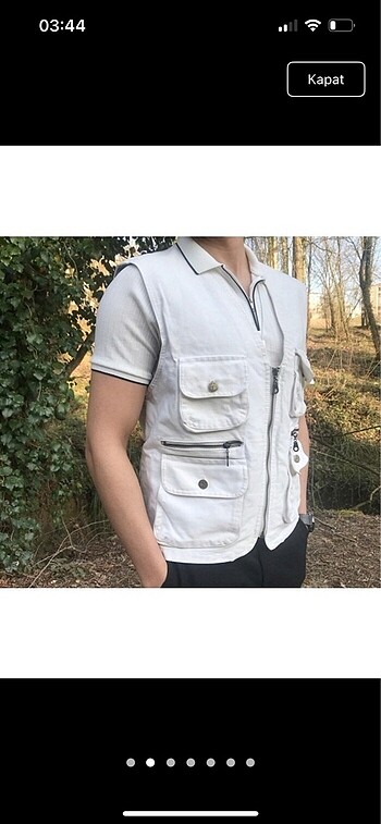 American Vintage Yelek kot ceket vintage