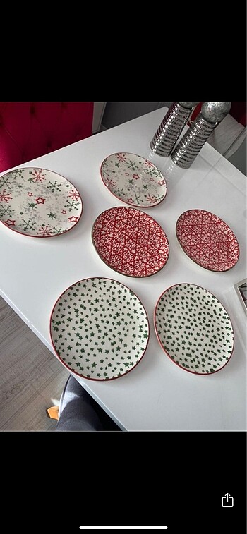 Pasta tabağı 6 lı