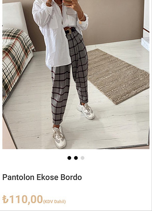 ekose pantolon