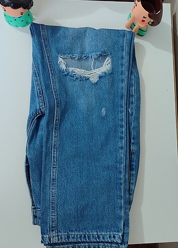 30 Beden mavi Renk MOM JEANS