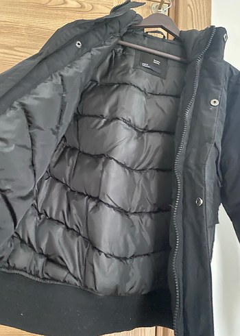 Bershka Erkek Siyah Şişme Mont - Görsel 2