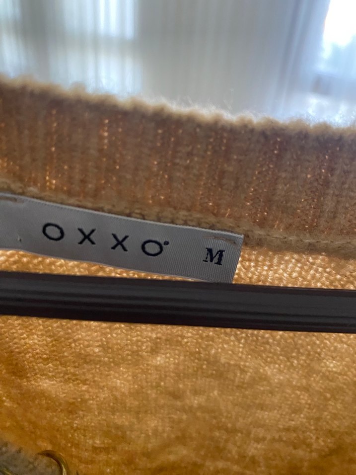 Bej V Yaka Triko Kadın Kazak - Görsel 2