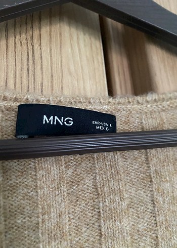 Bej Kadın Triko Uzun Kollu Kazak - Görsel 2