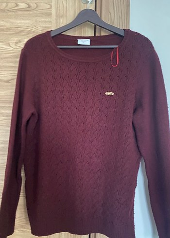 Polo Bordo Triko Kazak - Görsel 2