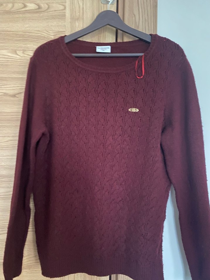 Polo Bordo Triko Kazak - Görsel 2