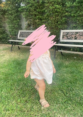 Kız Bebek Süet Sandalet - Görsel 4