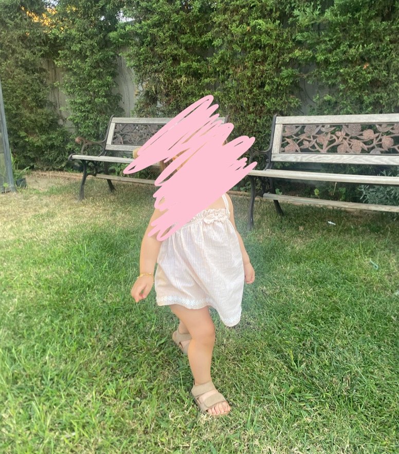 Kız Bebek Süet Sandalet - Görsel 4