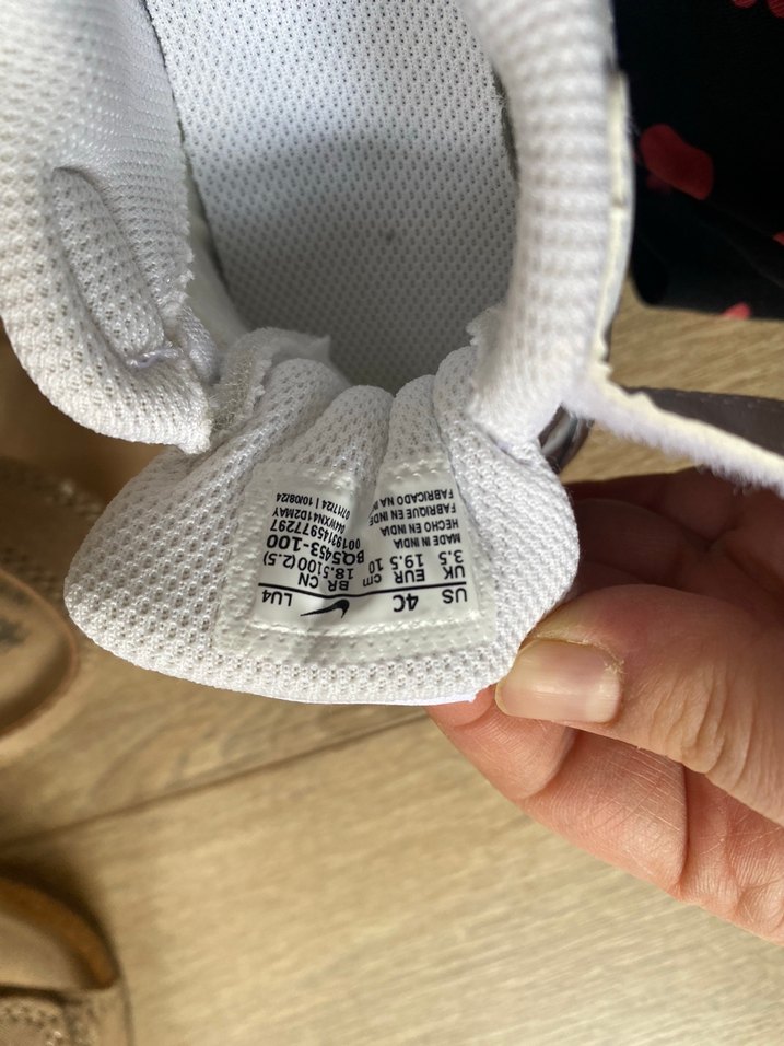 -19.5 Numara Unisex Nike Beyaz Nike Court Borough Low Recraft - Görsel 4