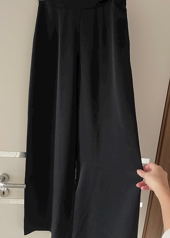 Polo Garage  Kadın Siyah Uzun Kumaş Pantolon - Görsel 2