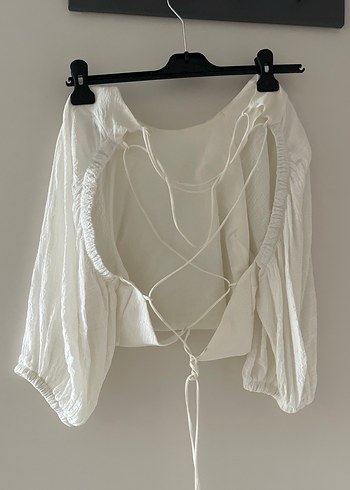 İpekyol marka Kadın Beyaz Keten Bohem Uzun Kollu Bluz - Görsel 2