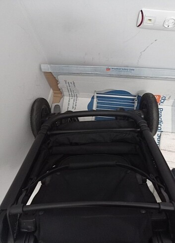 Katlanır çift taraflı bebek arabası - Görsel 13