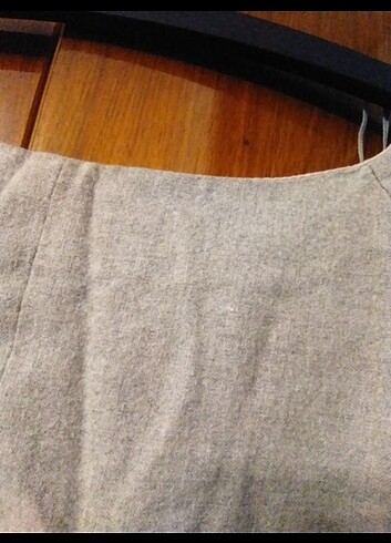 xs Beden gri Renk Zara Basic Elbise