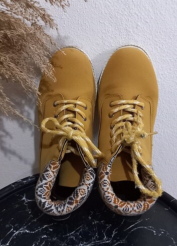 39 Beden camel Renk Kadin Bot