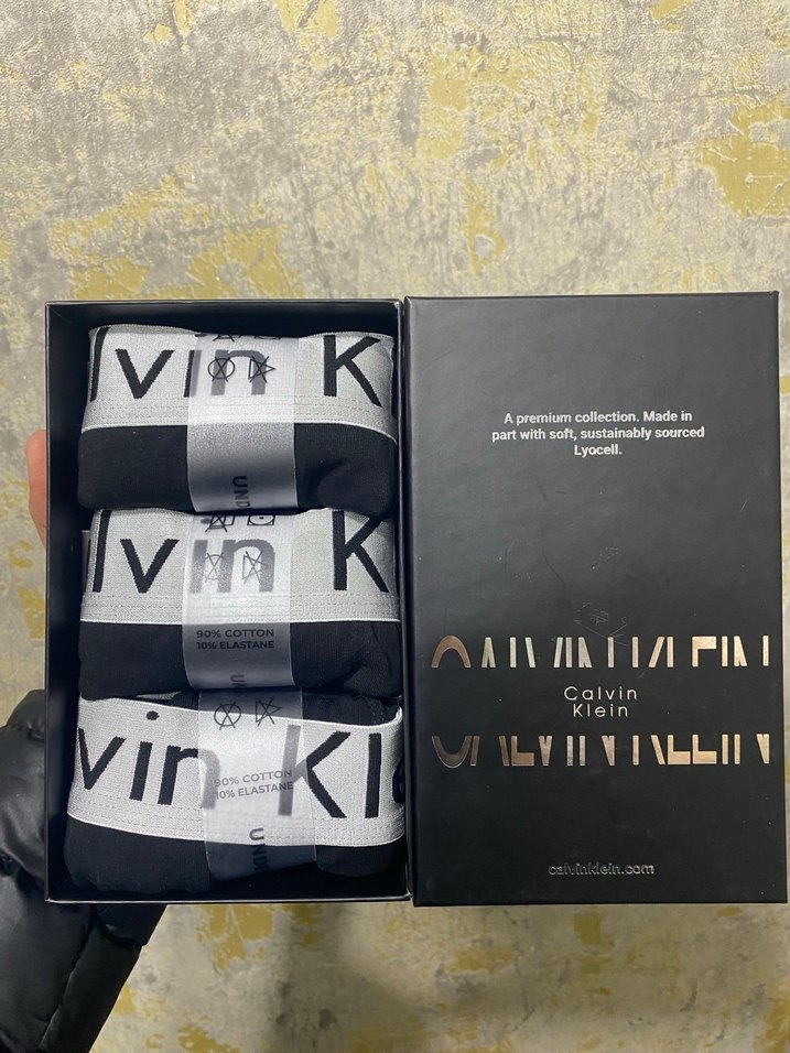 Calvin Klein Siyah Baskılı Erkek Boxer - Görsel 2