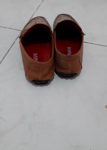 Erkek Çocuk Kahverengi Deri Loafer Ayakkabı - Görsel 4