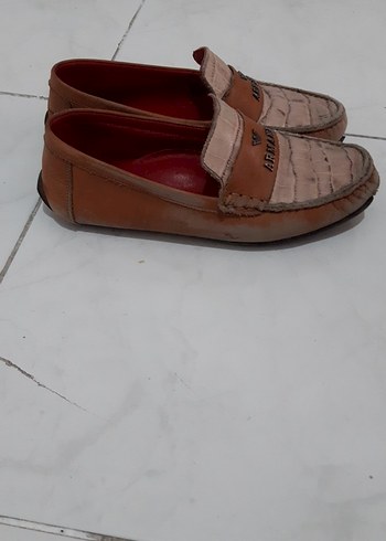 Erkek Çocuk Kahverengi Deri Loafer Ayakkabı - Görsel 3