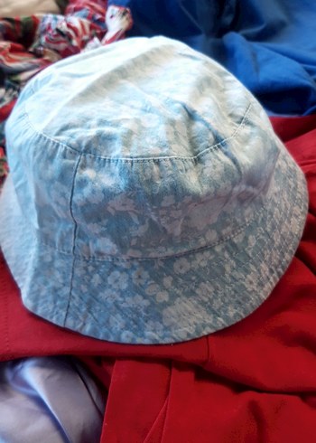 Düğmeli Vintage Denim Kadın Şapka