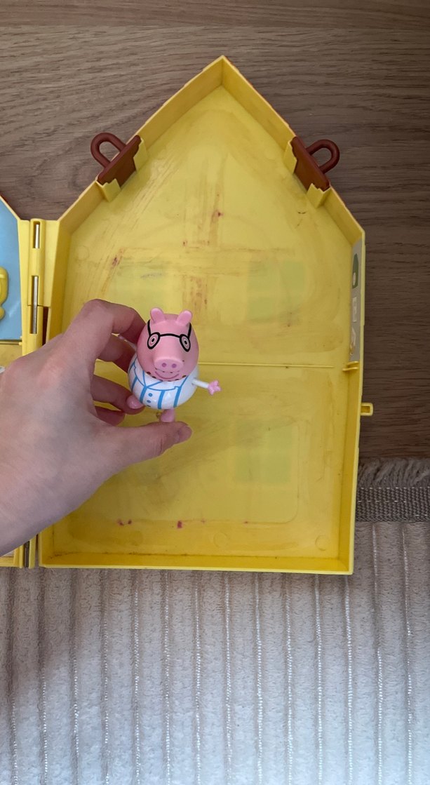 Sarı Peppa Pig Oyuncak Ev - Görsel 5