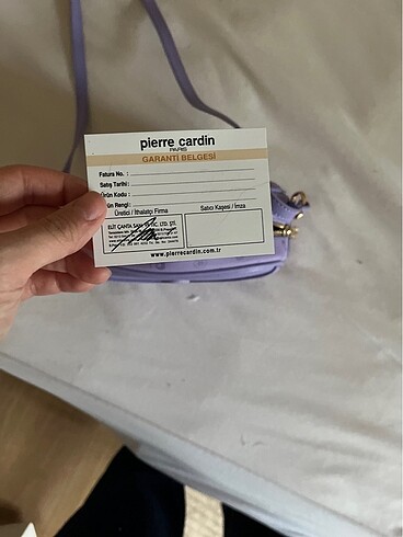 Beden mor Renk Pierre cardin çanta