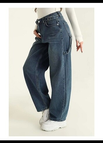 baggy plazzo jean pantolon