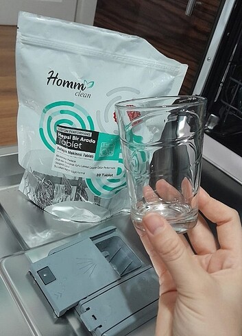 Hom bitkisel bulaşık makinesi tableti 