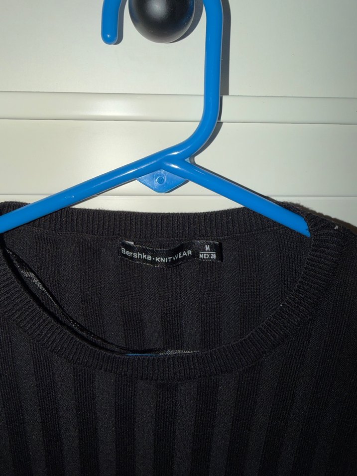 Siyah Kadın Triko Uzun Kollu Kazak - Görsel 3