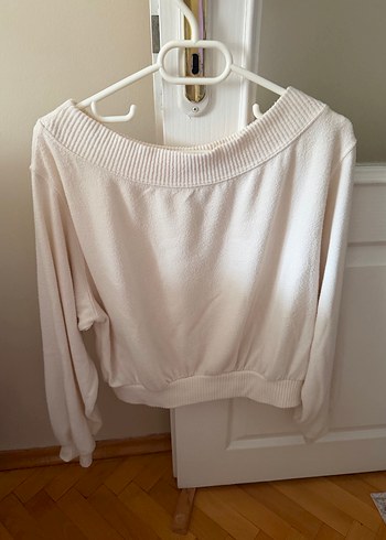 Bershka kayık yaka kazak - Görsel 3