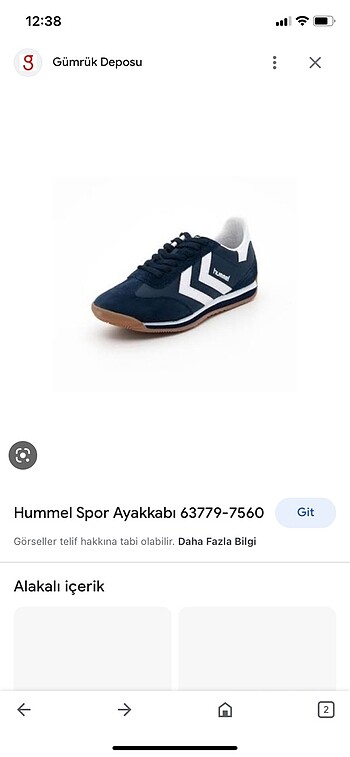Hummel spor ayakkabı
