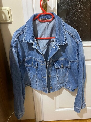 Crop kot ceket