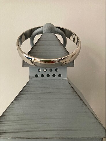 Xuping kalın gümüş renk kelepçe - Görsel 2