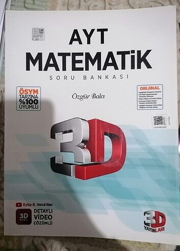 3D yayınları AYT Matematik Soru Bankası