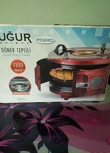 Döner tepsili davul fırın