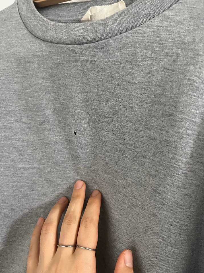 Gri Kadın Uzun Kollu Sweatshirt - Görsel 3