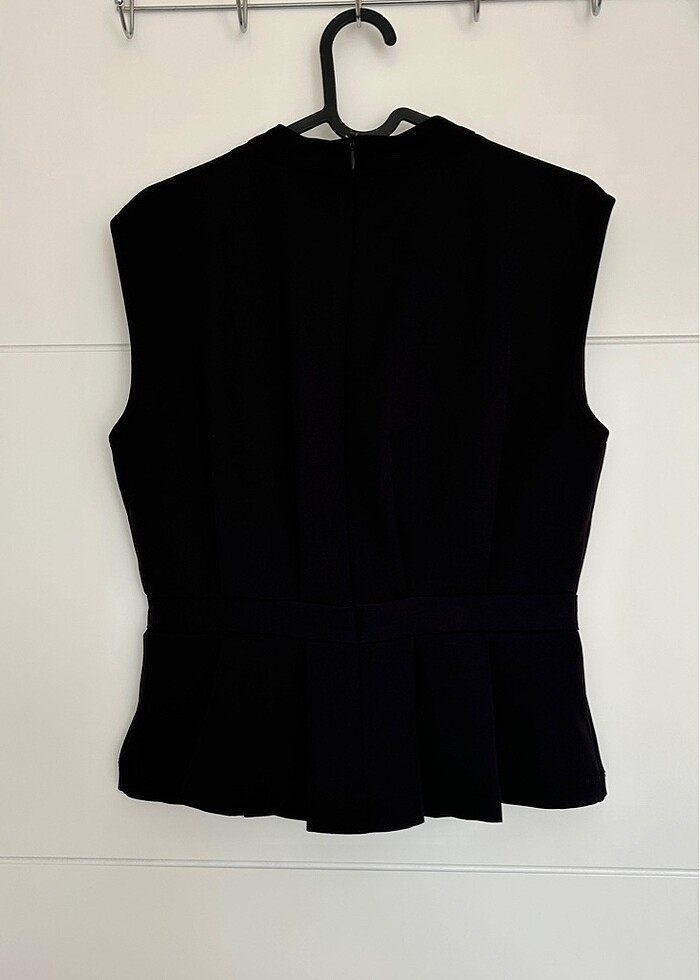 Siyah Abiye Bluz - Görsel 5