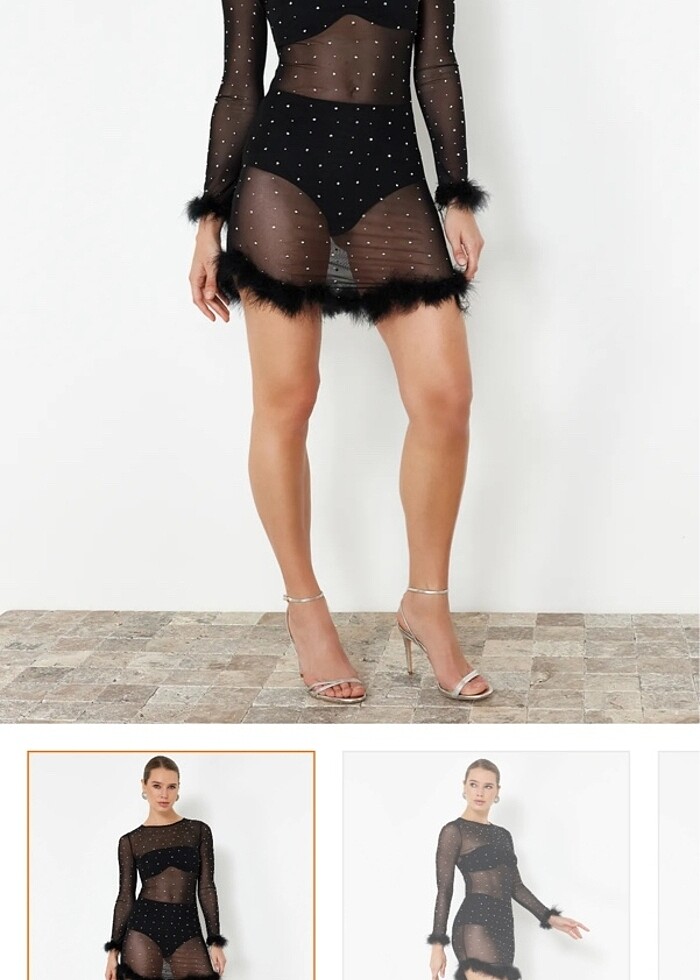 Tül elbise - Görsel 3