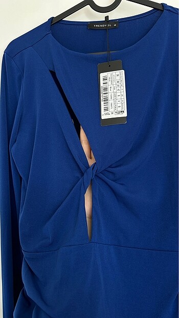 Trendyol Mavi Elbise - Görsel 5