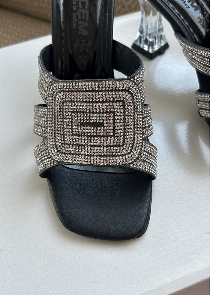 Kadın Taşlı terlik - Görsel 3