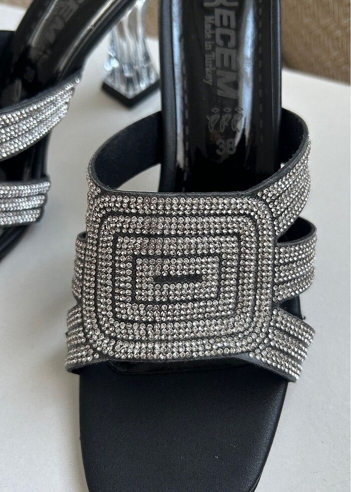 Kadın Taşlı terlik - Görsel 2