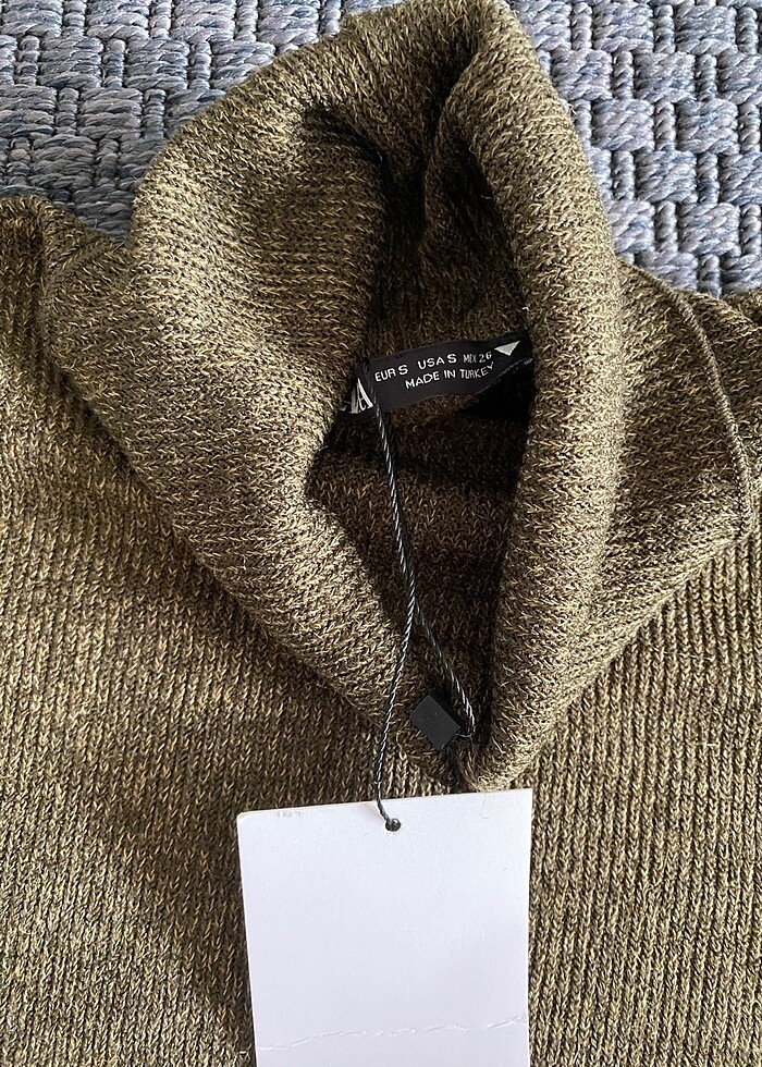 Zara boğazlı kazak - Görsel 2