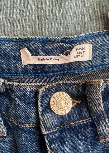 34 Beden mavi jean