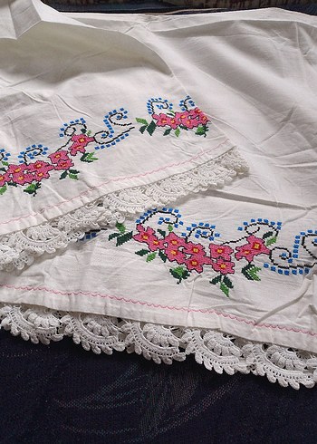 kanaviçe çeyizlik takım - Görsel 2