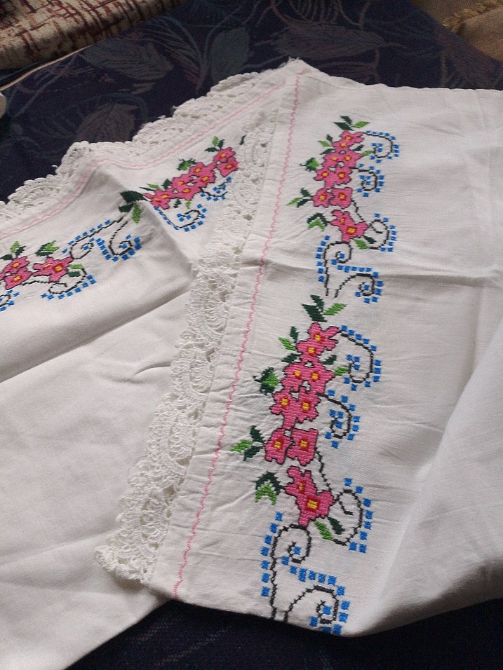 kanaviçe çeyizlik takım - Görsel 4