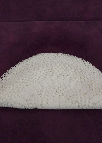 El yapımı bohem dantel masa örtüsü - Görsel 3