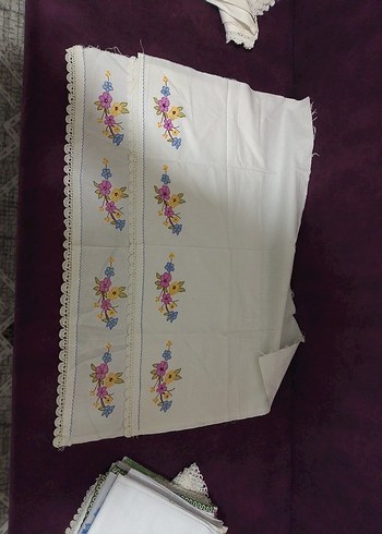 elde makineyle işlenmiş bebek yastığı - Görsel 3